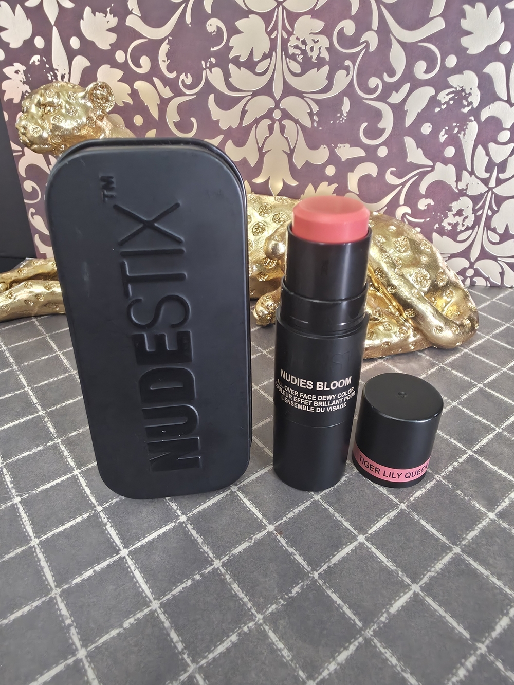 NUDESTIX Nudies Bloom Cream Blush Stick - Tiger Lilly Queen